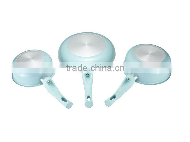 16CM Aluminum Non-Stick Sauce Pan With Glass Lid; Aluminum Sauce Pan For Kitchen; Divided Sayce Pan