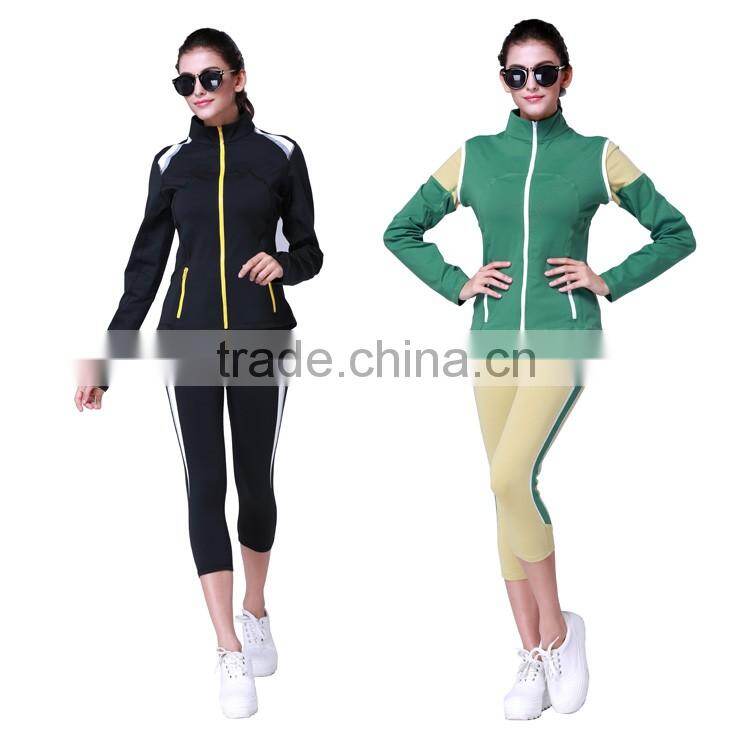 Chinese factory best selling women fashion custom running jacket
