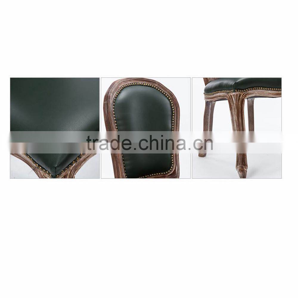 French Chairs in Louis XV Style, Upholstery Back side Chair,Antique Wood Chair