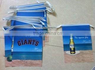 decorative flags on string