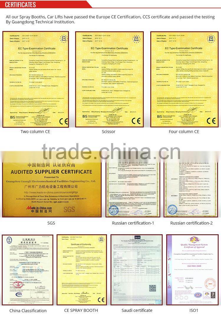 CE Certification Factory supply Asymmetric design Hydraulic Auto 2 post car lift