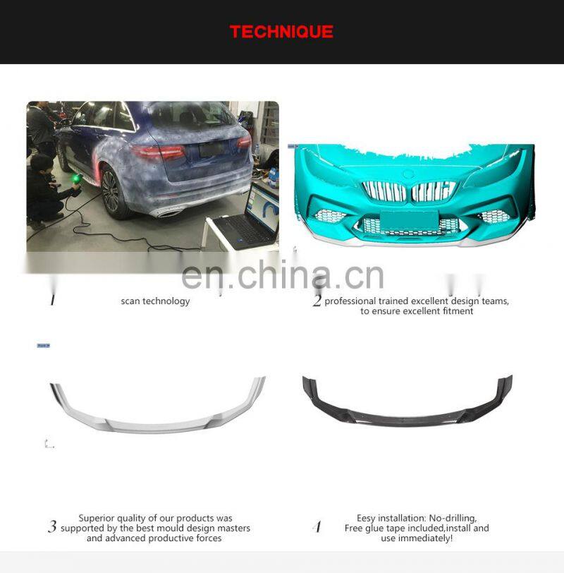 Popular selling carbon fiber front lip for 2018-2020 BMW M2C