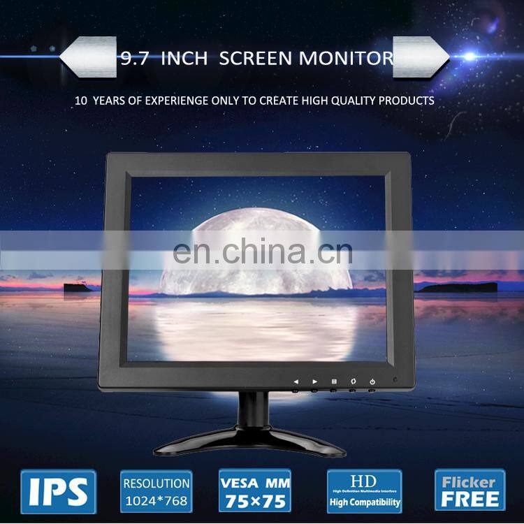 10 inch LCD Monitor matel case HD Screen Mini Computer Monitor