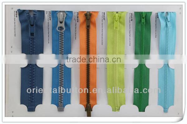 close end polyester zipper