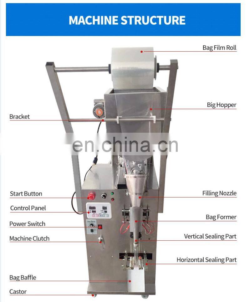 Automatic Honey/Ketchup/Paste Plastic Bag Packing Machine