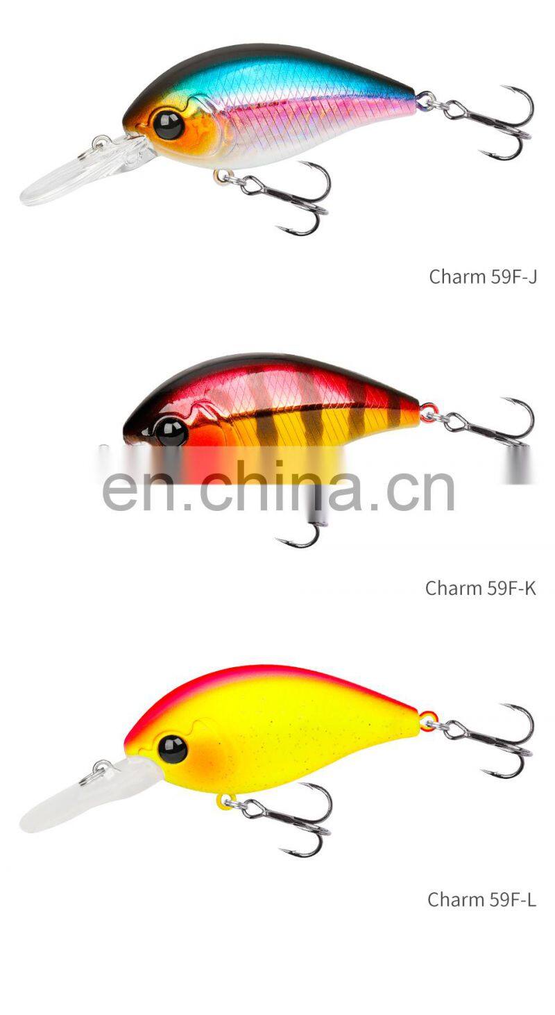 13g Trolling Lure Crank Bait Fake Fish Floating bait Mini Crankbait Fishing Lure