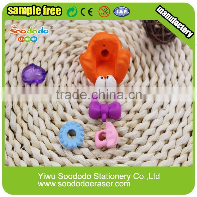 Cool stationery belle Shape pencil tooper with eraser