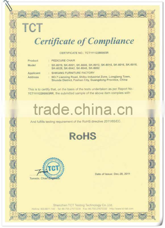 Salon manicure massage nail spa pedicure chair