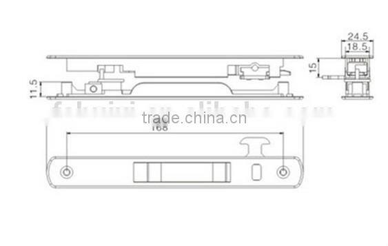 TS008A good quality cheap zinc alloy window latch types