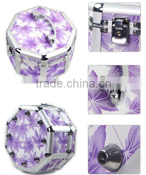 personalized cd case aluminum frame waterproof shell square cd tin case with cd bag inside