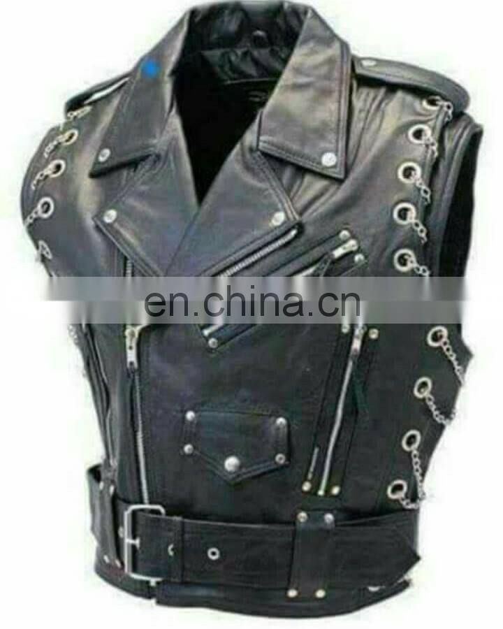 Custom Leather Motorcycle Jacket Cowhide Motorbike Jacket Motocross Racing Jacket For Winter Warm