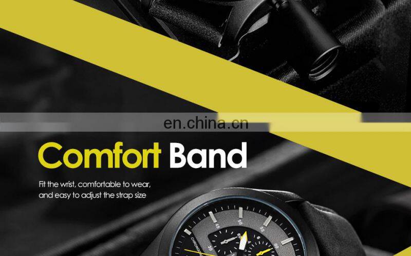 SINOBI Boys Watches Digital S9826G Small Three Dial Chronograph Watches Hand Clock Boys Date Window Business Handwatch