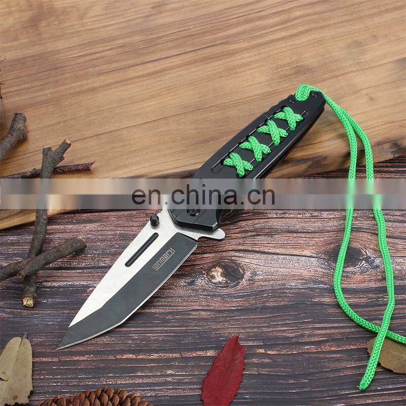 8.3 Inch Stainless steel tying handle stainless steel folding survival camping knife