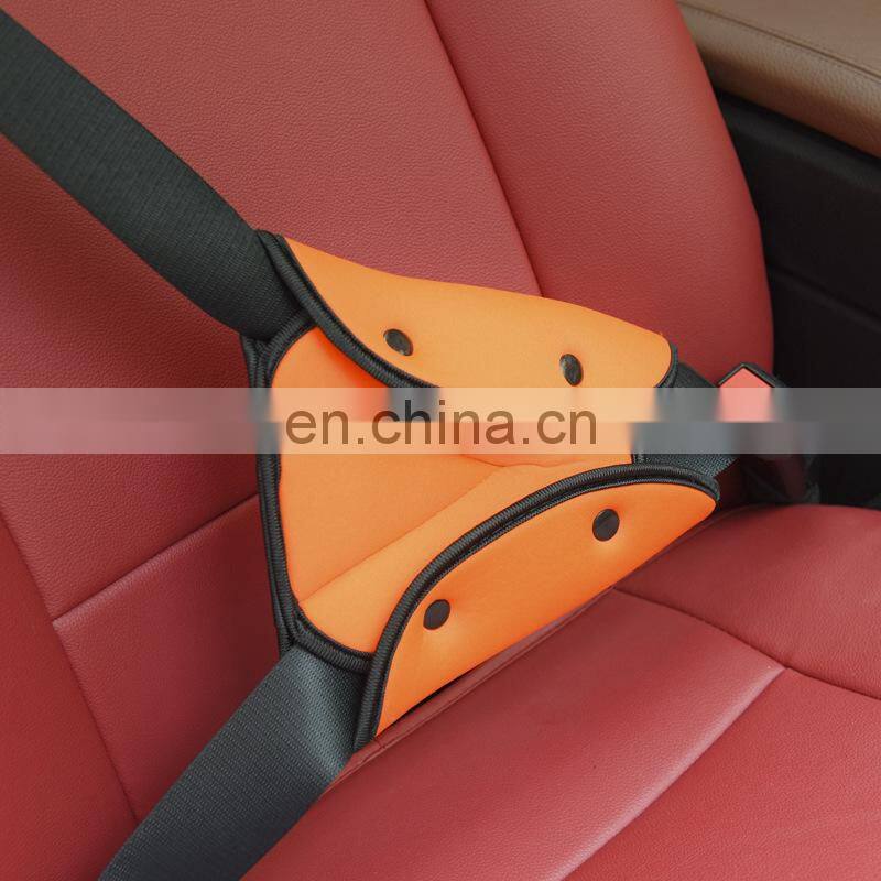Child Car Safe Seat Belt Cover Adjustable Triangle Safety Seat Belt Pad Clips Protection for Baby Child Belts