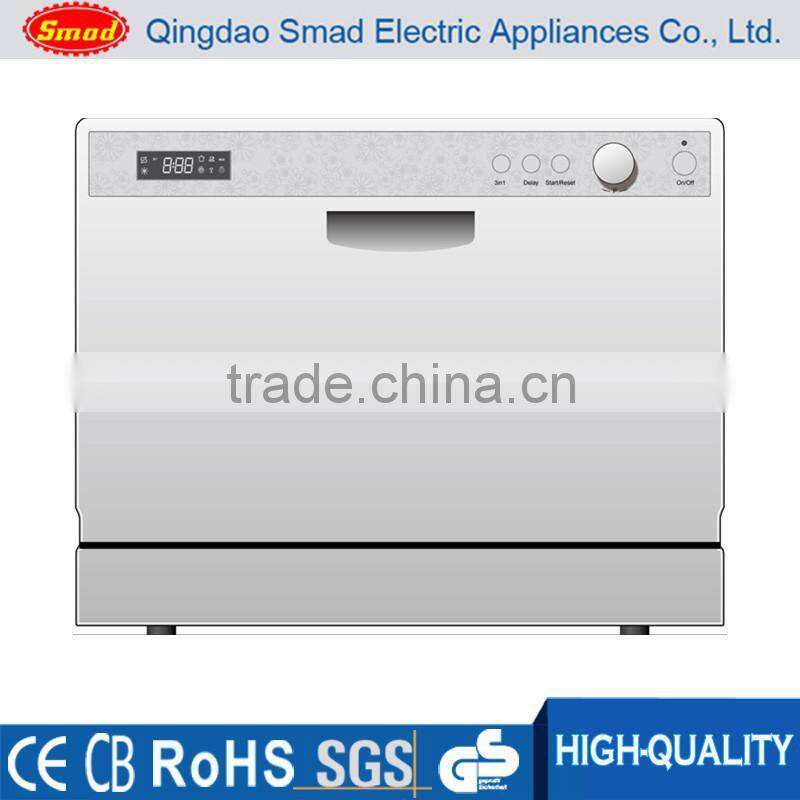 Electronic control portable countertop small dishwasher home use