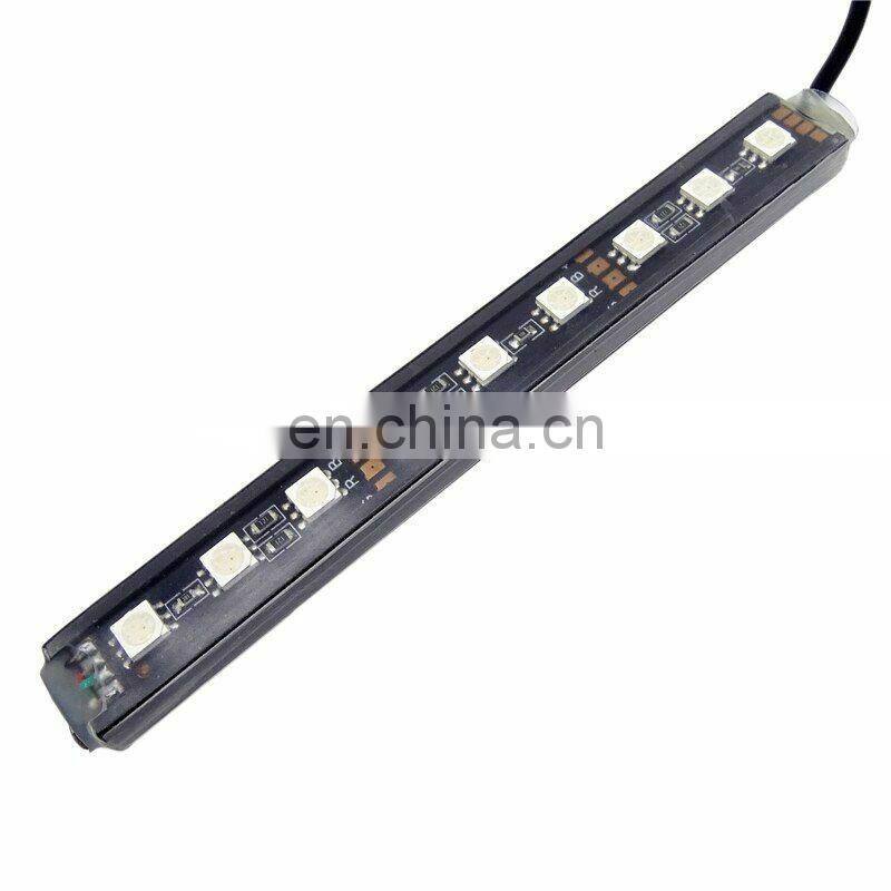 RGB LED car light strip, LED atmosphere lamps, 12V remote control car interior light