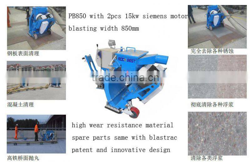 stone marble shot blasting machine