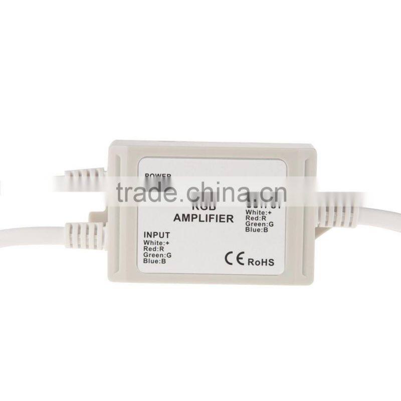 DC12~24V RGB Waterproof Amplifier 3CH Output 4A/CH for LED Strip Lights