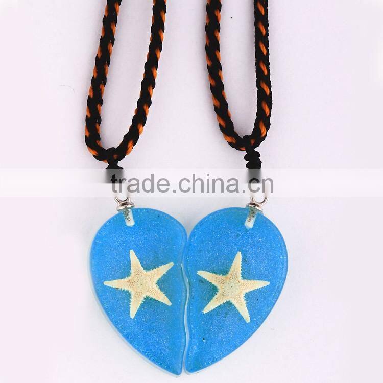 Hot-selling new resin necklace with sharfish necklace