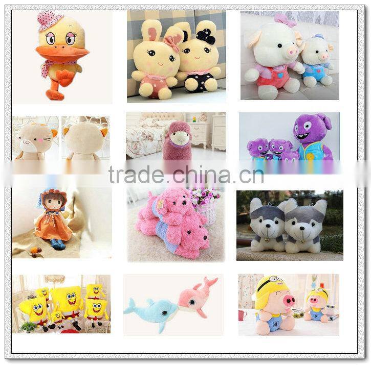 soft plush toy moon cushion with many colors