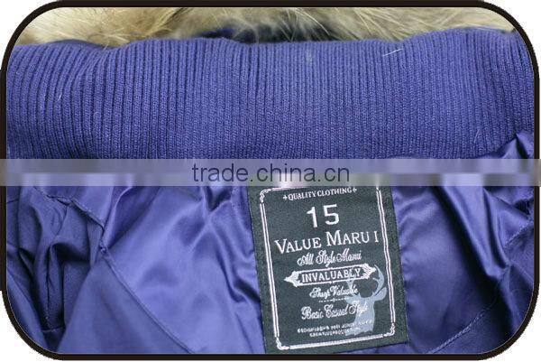 hot sell popular and fancy winter girl down coat