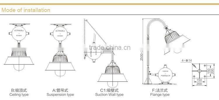 BLC8600 explosion proof platform light