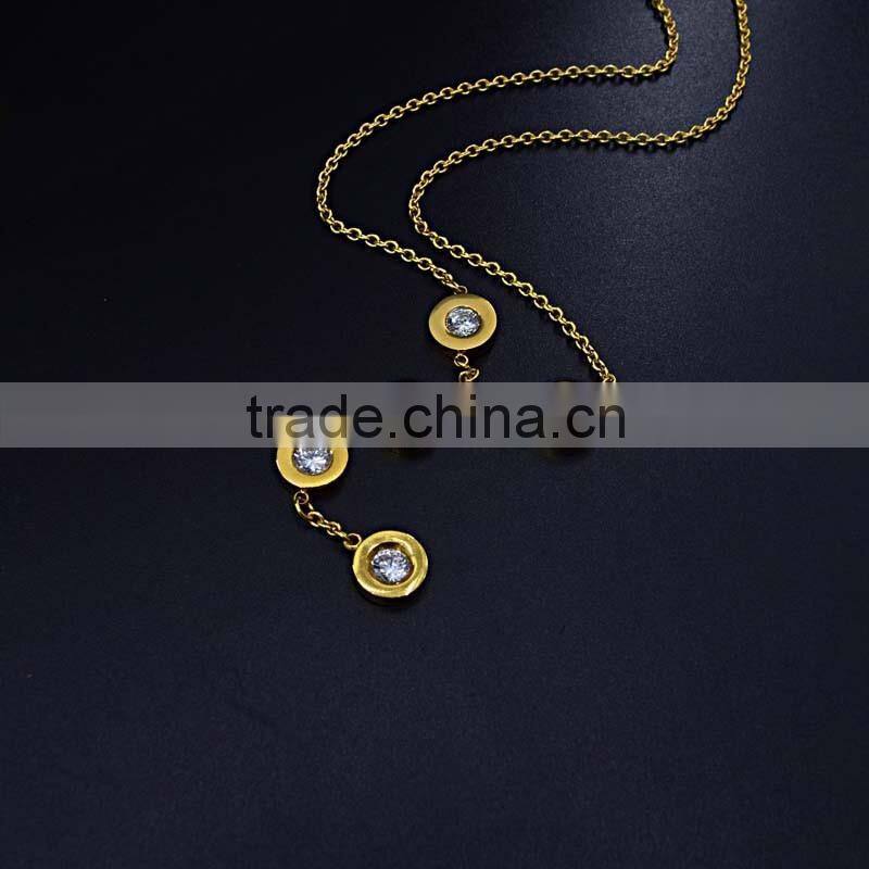 Fashion Jewelry 2016 Gift Models Of Gold Chains Tassle Necklace