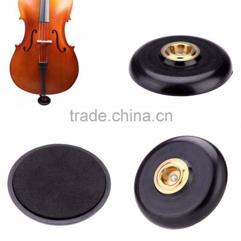 Cello Endpin Stop Stopper Holder Anchor Protector Non-slip with Metal Eye
