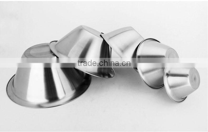 cheap price 5pcs metal mixing bowl stainless steel small snack bowl