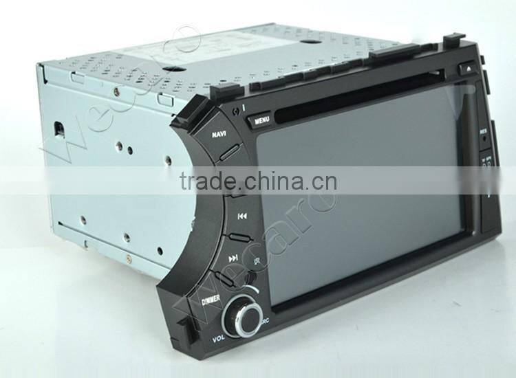 Wecaro Android 4.4.4 WIFI 3G car gps navigation multimedia system for ssangyong kyron dvd player android 2006 -2012