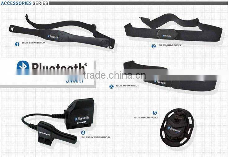 Bluetooth4.0 + ANT Dual mold Heart Rate monitor chest belt