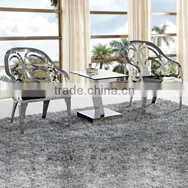 Modern fabric cafe chair and recreational chair