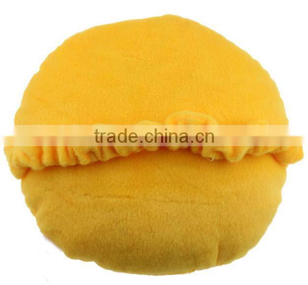 Emoji Smiley Shy Car Cushion Seat Yellow