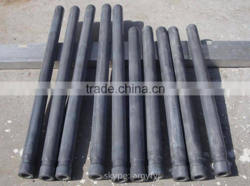 Reaction Bonded/Nitride Bonded Silicon Carbide Temperature Sensor Protection Tube SiC Ceramic Tubes