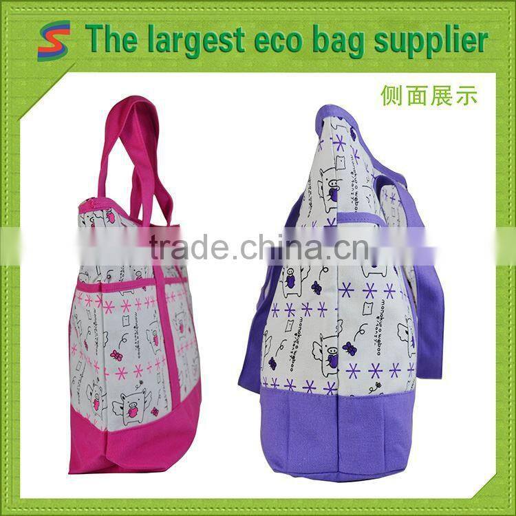 canvas school bag cheap cotton bag