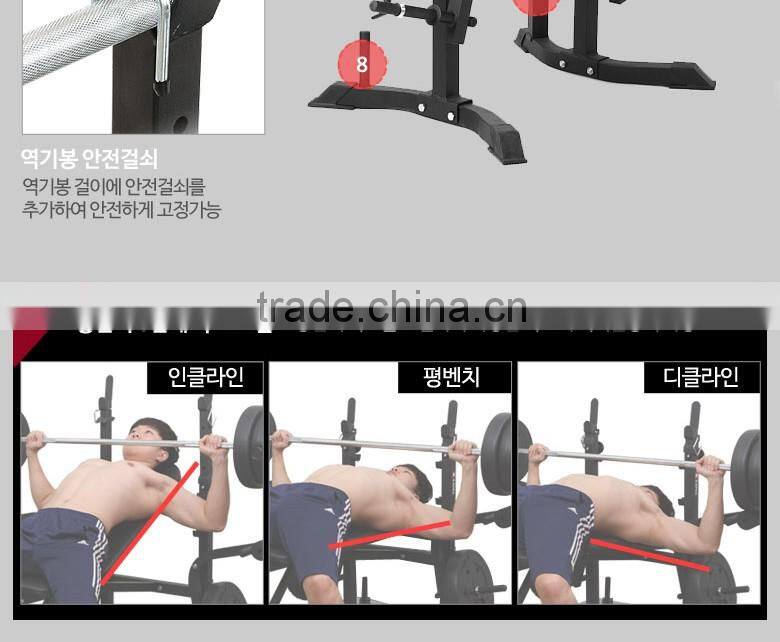 High quanlity weight bench for gynamastic equipement for Korean