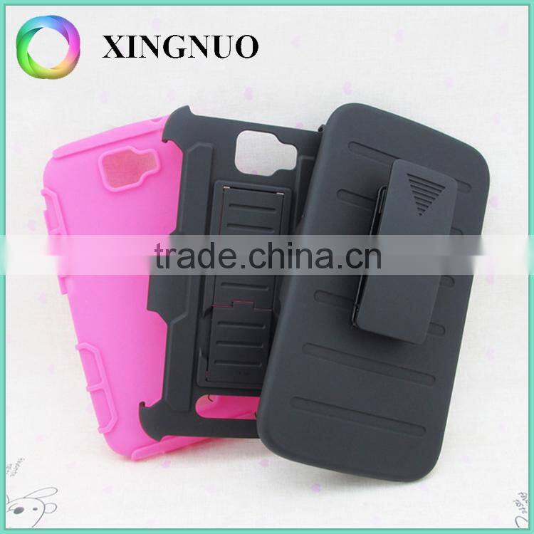Heavy Duty Belt Clip Robot Case for Alcatel One Touch Fierce 2 OT7040T as Holster Kickstand Bumper Case