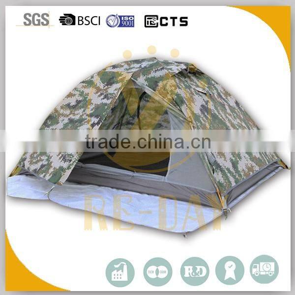 Hot sales waterproof wind resistant camouflage camping tent