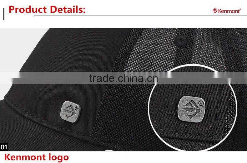 Promotion Kenmont Logo Printed Cheap Baseball Cap Custom