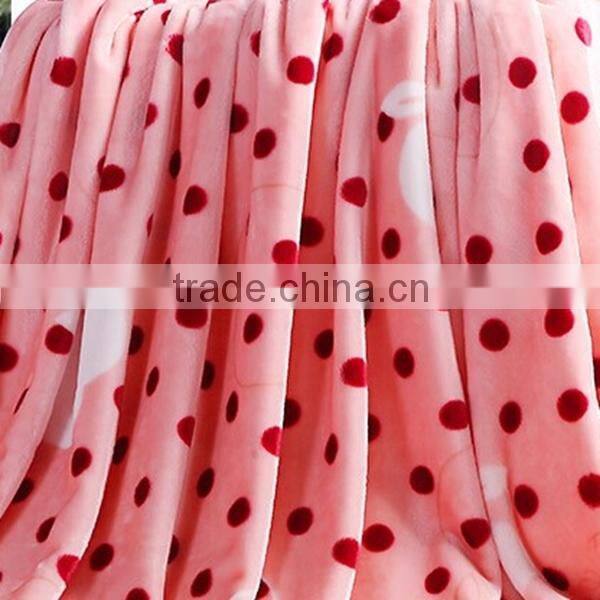 Good Selling Cheap Baby Fabric 100 Polyester Tricot Flannel Fabric Wholesale