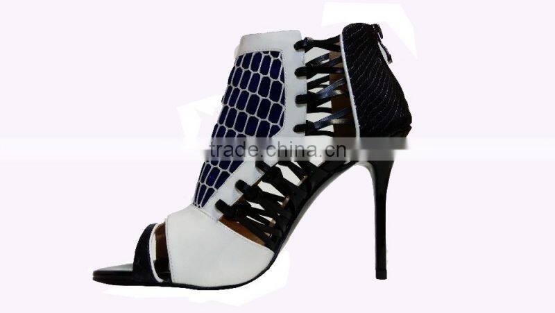 Mature Sexy Girls High Heel Shoes, Open Toe Ankle Sandals Collage Colors Shoes, Beauty Women High Heel Shoes