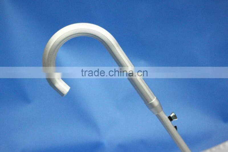 23" UV blacking aluminum auto-open stick umbrella