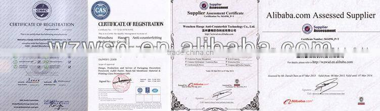 Printed plastic aluminium foil bag with zipper for food