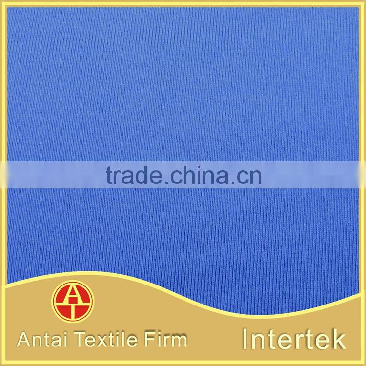 Cheap knitted four way stretch softextile 92 polyester 8 elastane fabric for yoga clothes for children