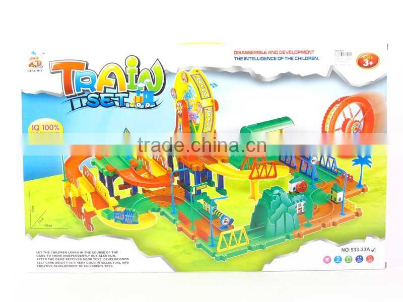 B/O block orbit train with light music toy track EN71 AA017849