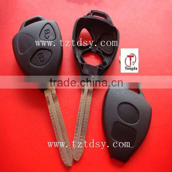 Tongda high quality 2+1 button smart key with emergency key, key cover factory price for toyota