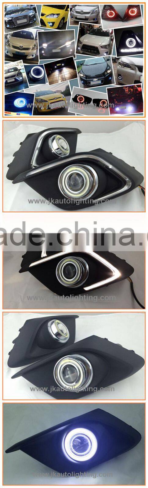 Hot Selling Angel Eyes Projector Lens for Mazda 3 Axela Super Bright Foglight Projector Lens for Mazda 3 Axela 2013 2014