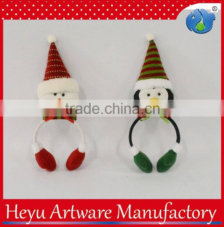 Christmas Elf Handicraft Headbands Felt Christmas Funny Baby Hair Accessory
