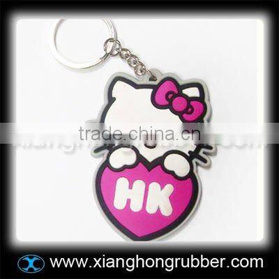Soft PVC keychain, with fancy designs