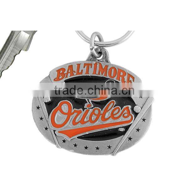 An Allan Robin Design! Silver Tone Star Key Chain "Welcome To The Team" Keyring